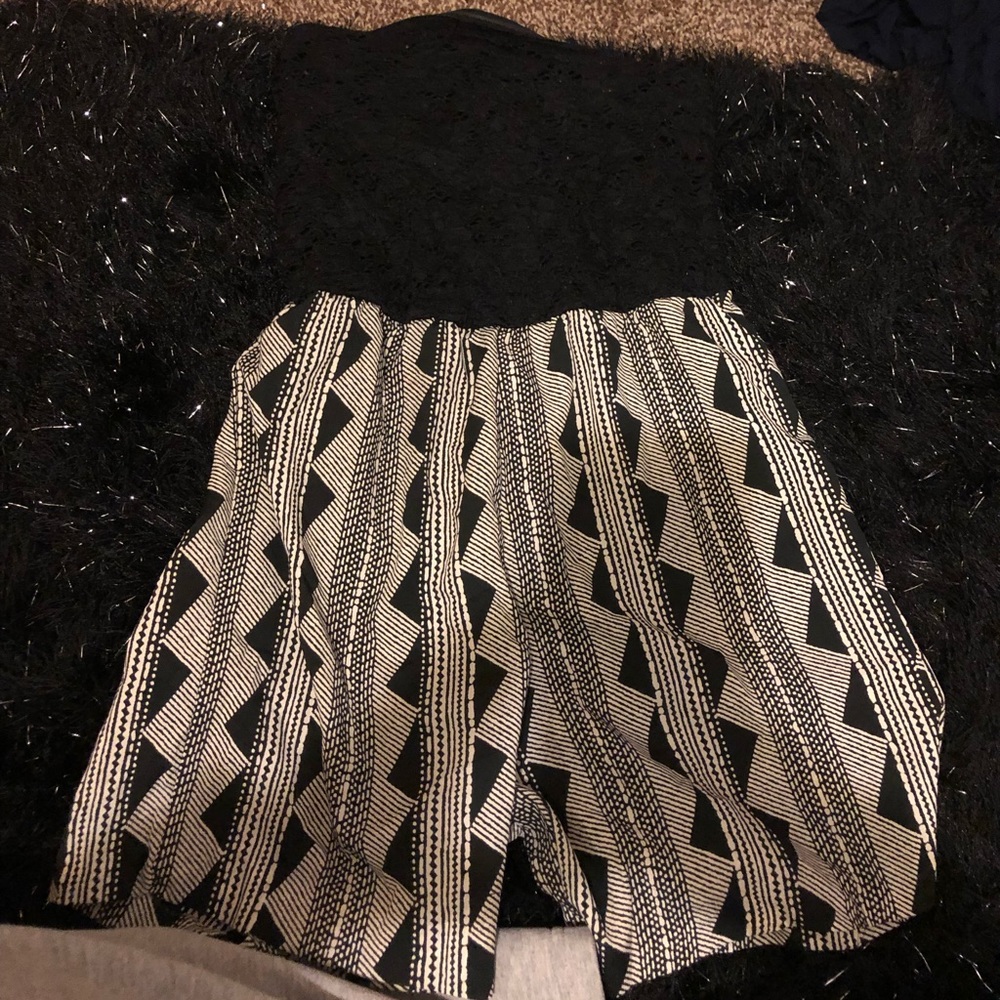 One piece outfit strapless